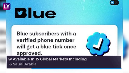 Download Video: Twitter Blue In India: Service With Blue Tick Verification Begins; Know Subscription Cost For Web & Android, iOS Mobile Devices