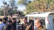 Police personnel apologized to Minister Brijendra Singh Yadav