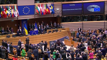 Los líderes de la UE reciben a Zelenski con la promesa de unidad