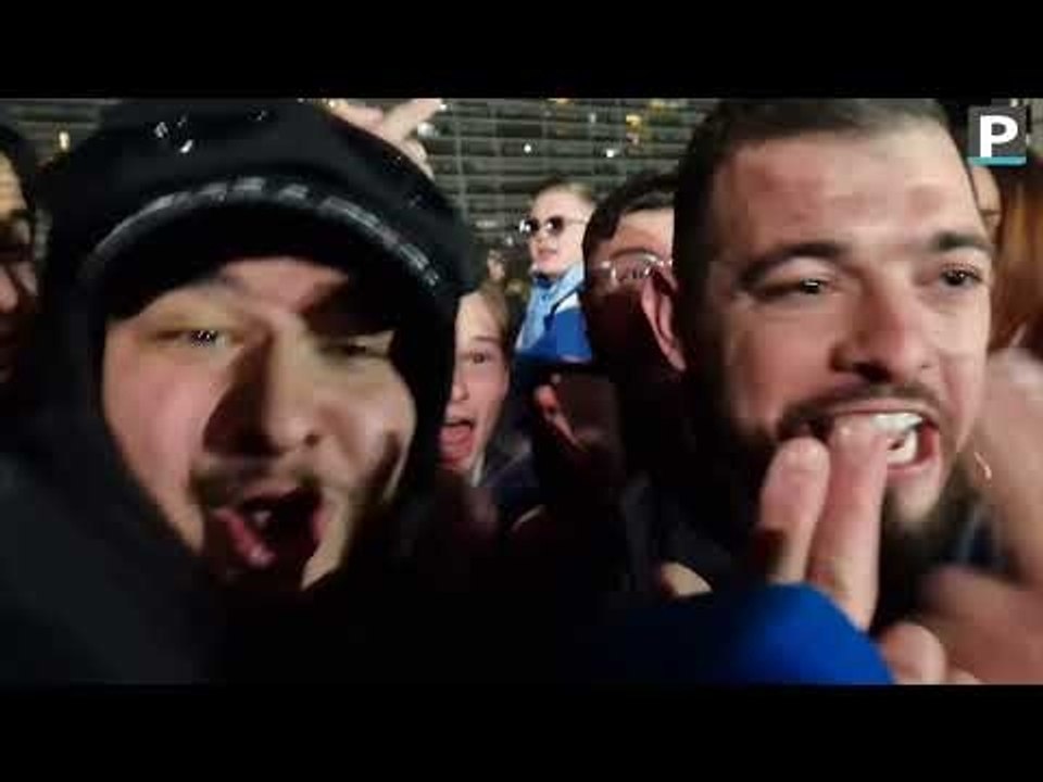 OM-PSG : les supporters en folie après le match devant le vélodrome