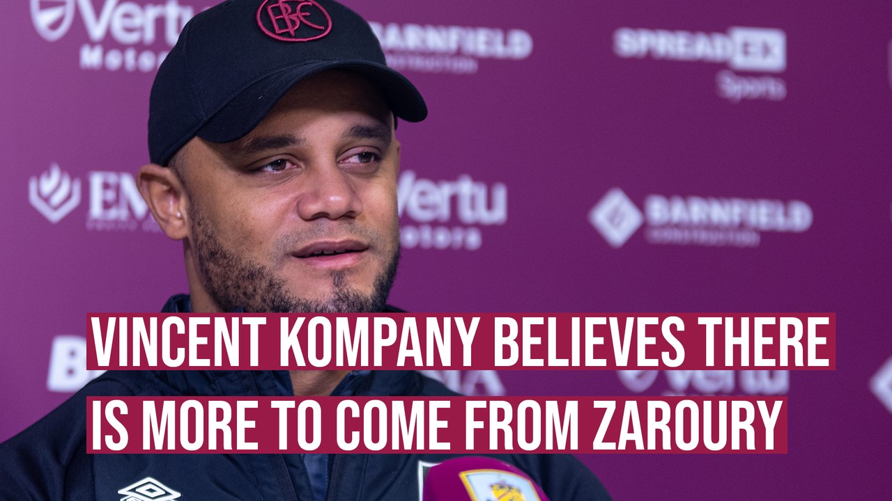 Anass Zaroury can improve so much more - Vincent Kompany