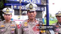 Terciduk Razia di Makassar, Pengendara Hancurkan Sendiri Knalpot Brong Miliknya!