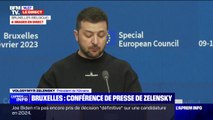 Volodymyr Zelensky au Conseil européen: 