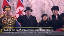 La pequeña hija de Kim Jong-un, presente en el desfile militar por el aniversario del ejército