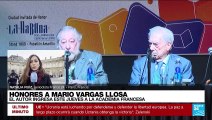 Informe desde París: Vargas Llosa ingresará oficialmente a la Academia Francesa