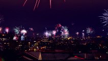 Relaxing Sleep Sounds: Ambient City Fireworks in the Background - Perfect for a Good Night's Sleep