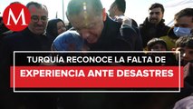 Presidente de Turquía reconoce problemas en el manejo de la crisis por el terremoto