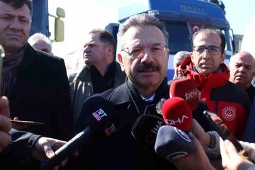 Aydın'dan 154 yardım tırı afet bölgelerine gönderildi