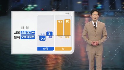 [날씨] 밤사이 눈 또는 비...내일 오후까지 모두 그쳐 / YTN