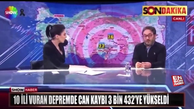 Show Haber sunucusu depreme ders diyenlere isyan etti