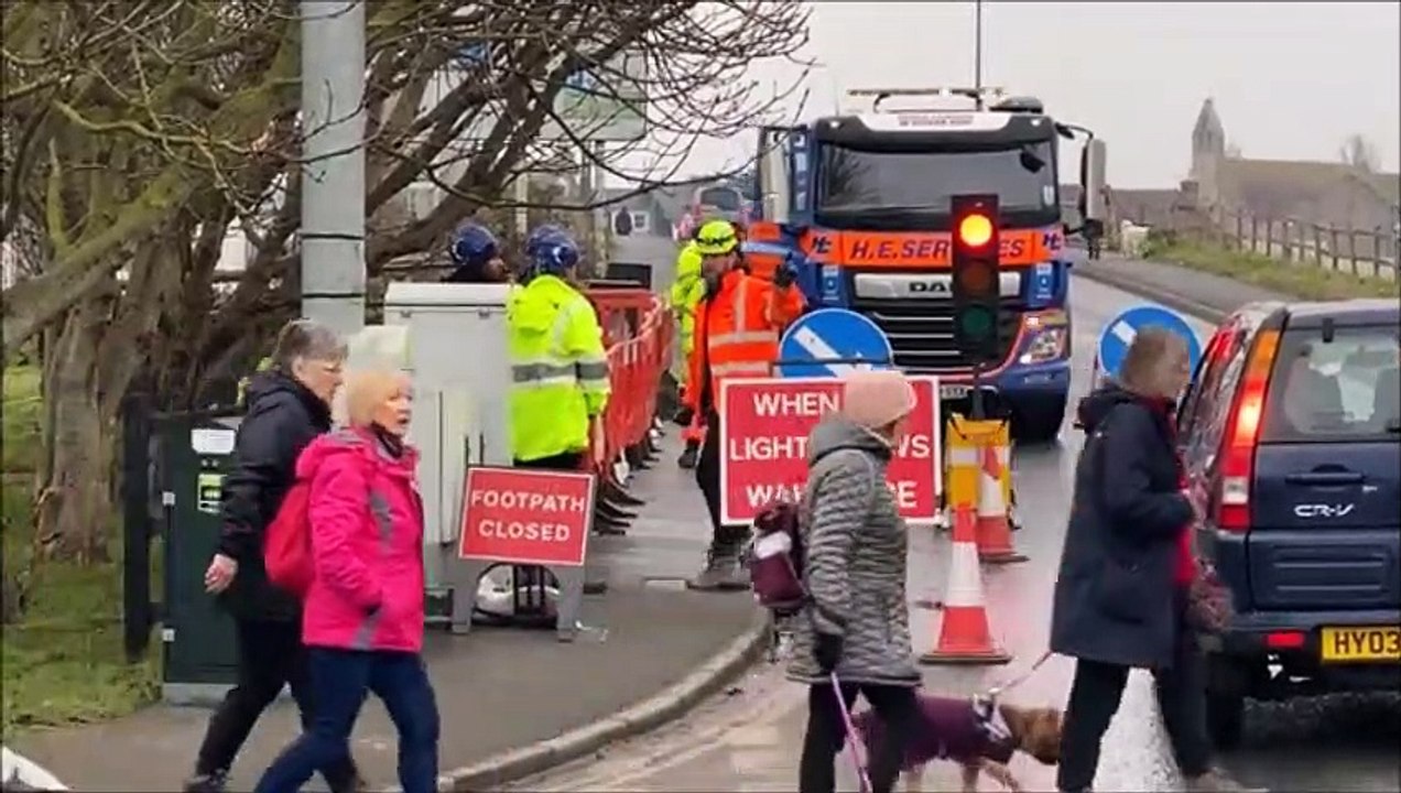 A259 Norfolk Bridge works