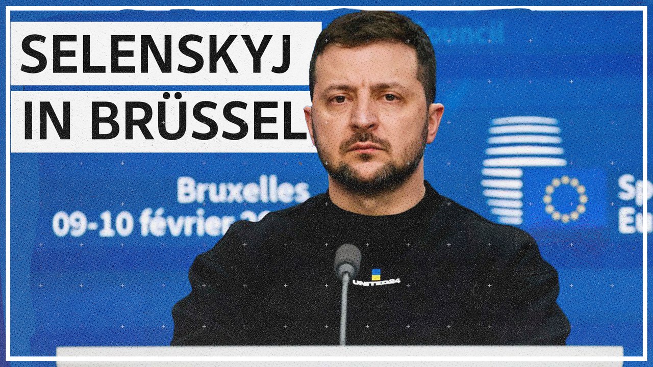 Selenskyj wird in Brüssel gefeiert – und nimmt EU-Verbündete in die Pflicht