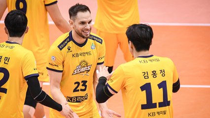'비예나 49점' KB손해보험, 한국전력 꺾고 3연승 / YTN