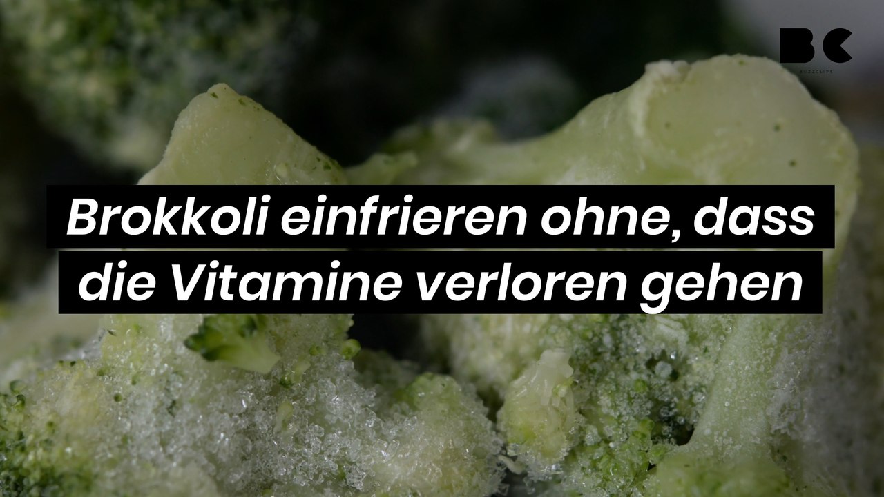 Brokkoli einfrieren ohne, dass die vitamine verloren gehen