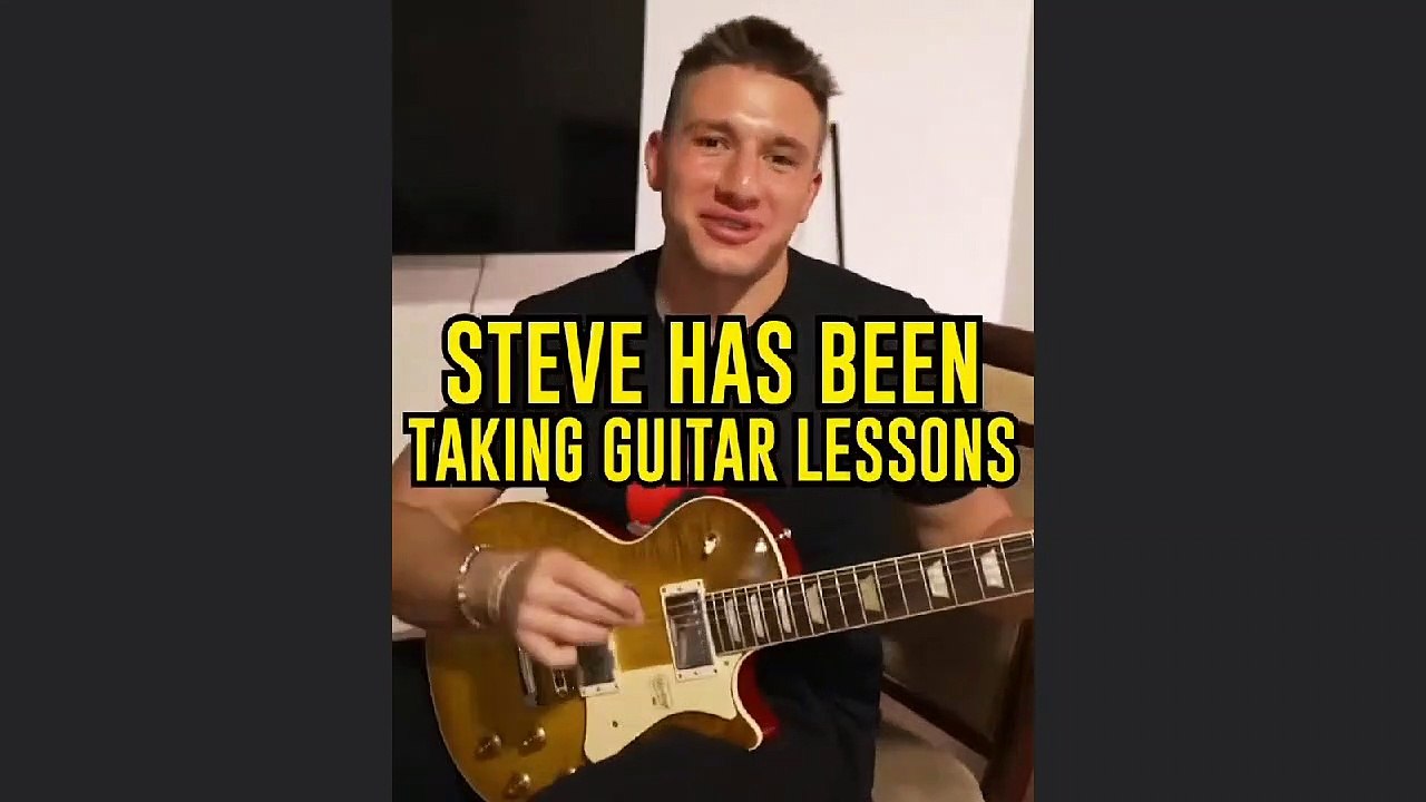 STEVE HAS A SURPRISE FOR HIS NEW TEACHER