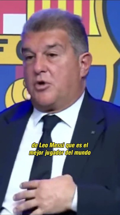 Joan Laporta le contestó a Matías Messi