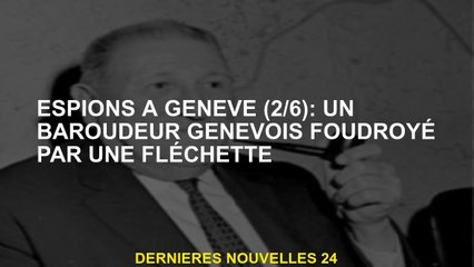 Spies in Genève : un routard de Genève frappé par une fléchette