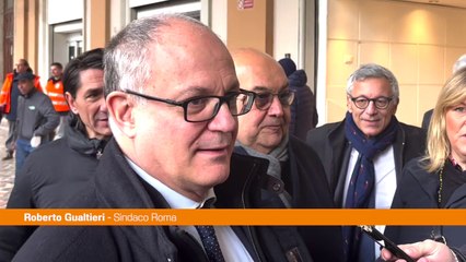Nuova spazzatrice multiuso, Sindaco Roma "Tenere pulita la città"