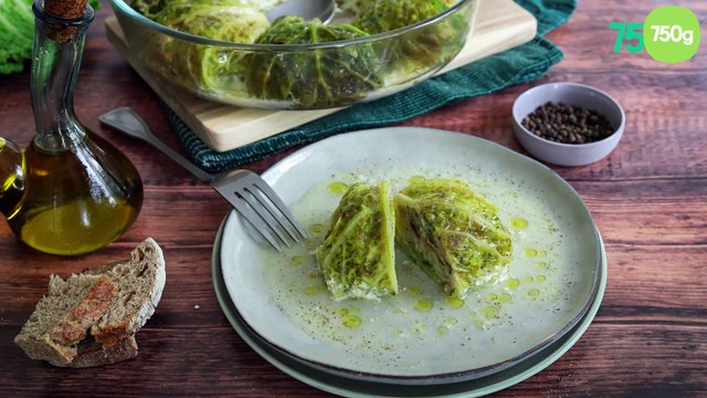 Choux farcis sans viande