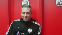 Crawley Town v Crewe Alexandra preview with Scott Lindsey