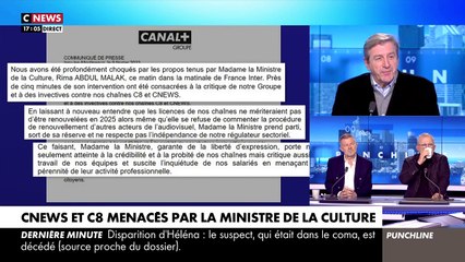 Affaire Abdul Malak/Canal+ : "Il faut que l'Arcom réagisse", réclame Eric Revel, éditorialiste de CNews