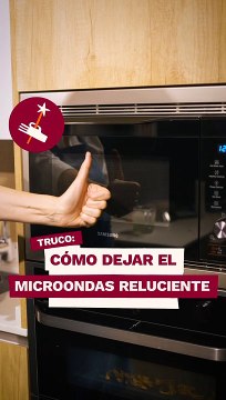 Cómo limpiar el microondas en 5 min.