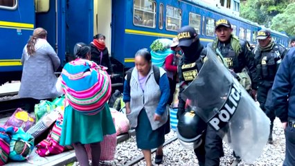 Perú reactiva servicio de trenes a Machu Picchu para población local