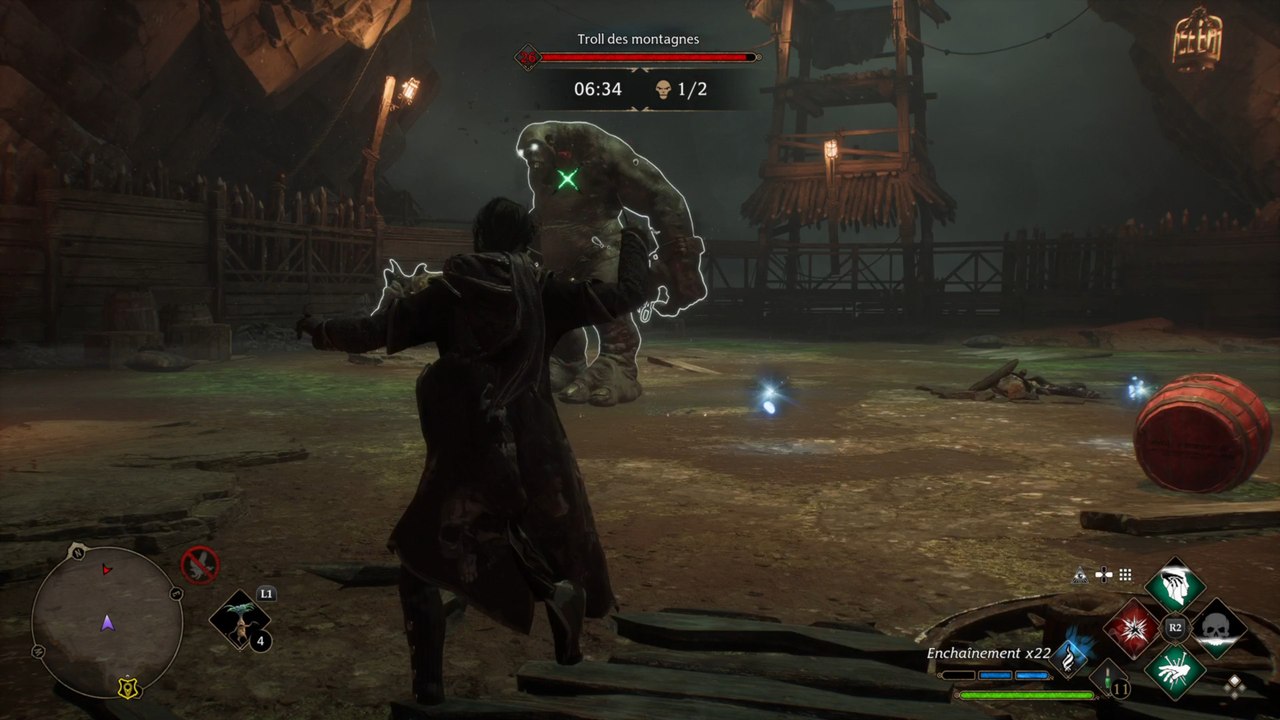 Hogwarts Legacy : Arène de combat de magie noire complète