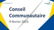 Conseil de la Communauté Urbaine de Dunkerque du Jeudi 9 Février 2023 (Replay)