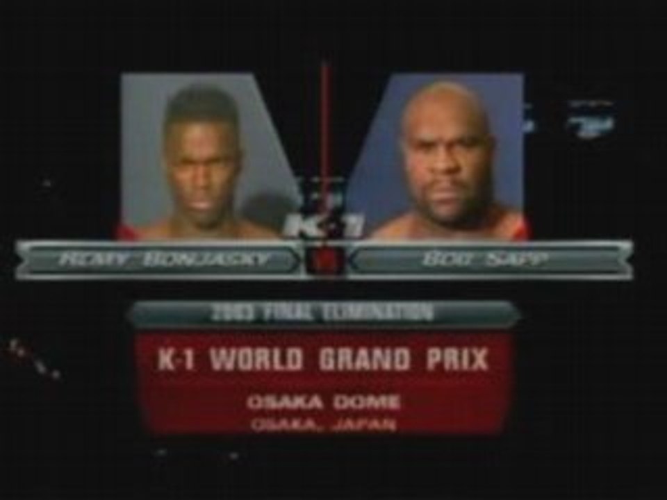 Bonjasky vs. bob Sapp