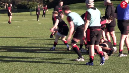 U20s Captains run pre Scot
