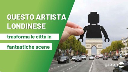 Con ritagli di carta, questo artista londinese trasforma le città in fantastiche scene