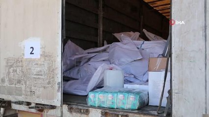 BM'nin Suriye'ye ilk konvoyu Türkiye sınırından geçti