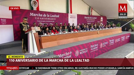 Secretario de Defensa reconoce legado del ejército en el aniversario de la Marcha de la Lealtad