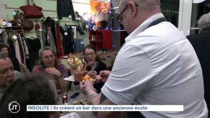 INSOLITE / Ils créent un bar dans une ancienne école