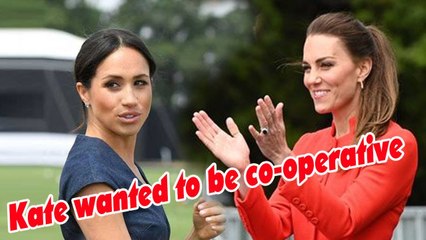 Those infamous texts between Catherine and Meghan showed 'Kate wanted to be co operative'