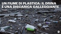 Un fiume di plastica: il Drina è una discarica galleggiante