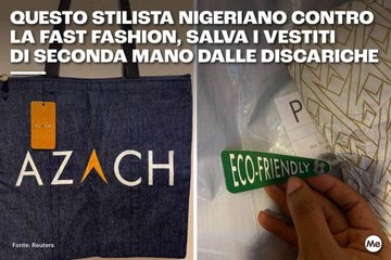 Questo stilista nigeriano contro la fast fashion, salva i vestiti di seconda mano dalle discariche