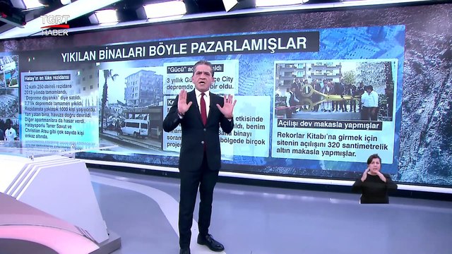 Rekorlar Kitabına Giren Makasla Pazarlanan Bina Depremde Yerle Bir Oldu - Tuna Öztunç TGRT Haber