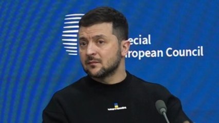 Zelenski pide a la UE "pragmatismo" con las armas y acelerar la ampliación