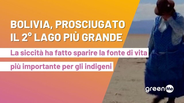 Prosciugato il 2° lago più grande della Bolivia La siccità ha fatto sparire la fonte di vita più importante per gli indigeni