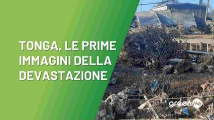 Tonga, le prime immagini della devastazione