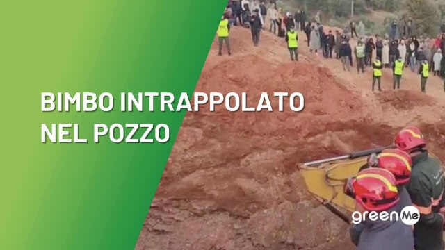 Bimbo intrappolato nel pozzo