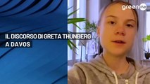 Il discorso di Greta Thunberg a Davos
