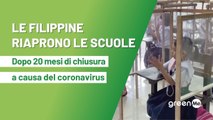 Le Filippine riaprono le scuole dopo 20 mesi di chiusura a causa del coronavirus