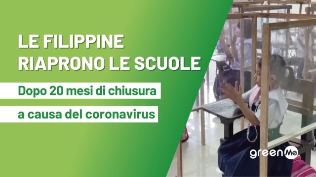 Le Filippine riaprono le scuole dopo 20 mesi di chiusura a causa del coronavirus