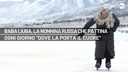 Baba Liuba, la nonnina russa che pattina ogni giorno "dove la porta il cuore"