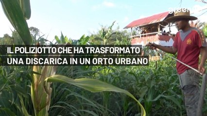 Il poliziotto che ha trasformato una discarica in un orto urbano