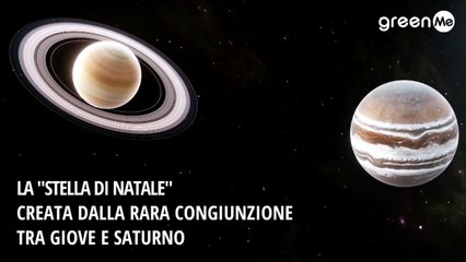 La “stella di Natale” creata dalla rara congiunzione tra Giove e Saturno