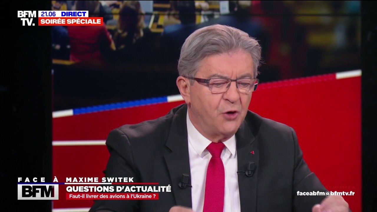 Jean-Luc Mélenchon: "Est-ce que vous vous rendez compte que nous sommes en train de nous avancer vers une guerre totale ?"